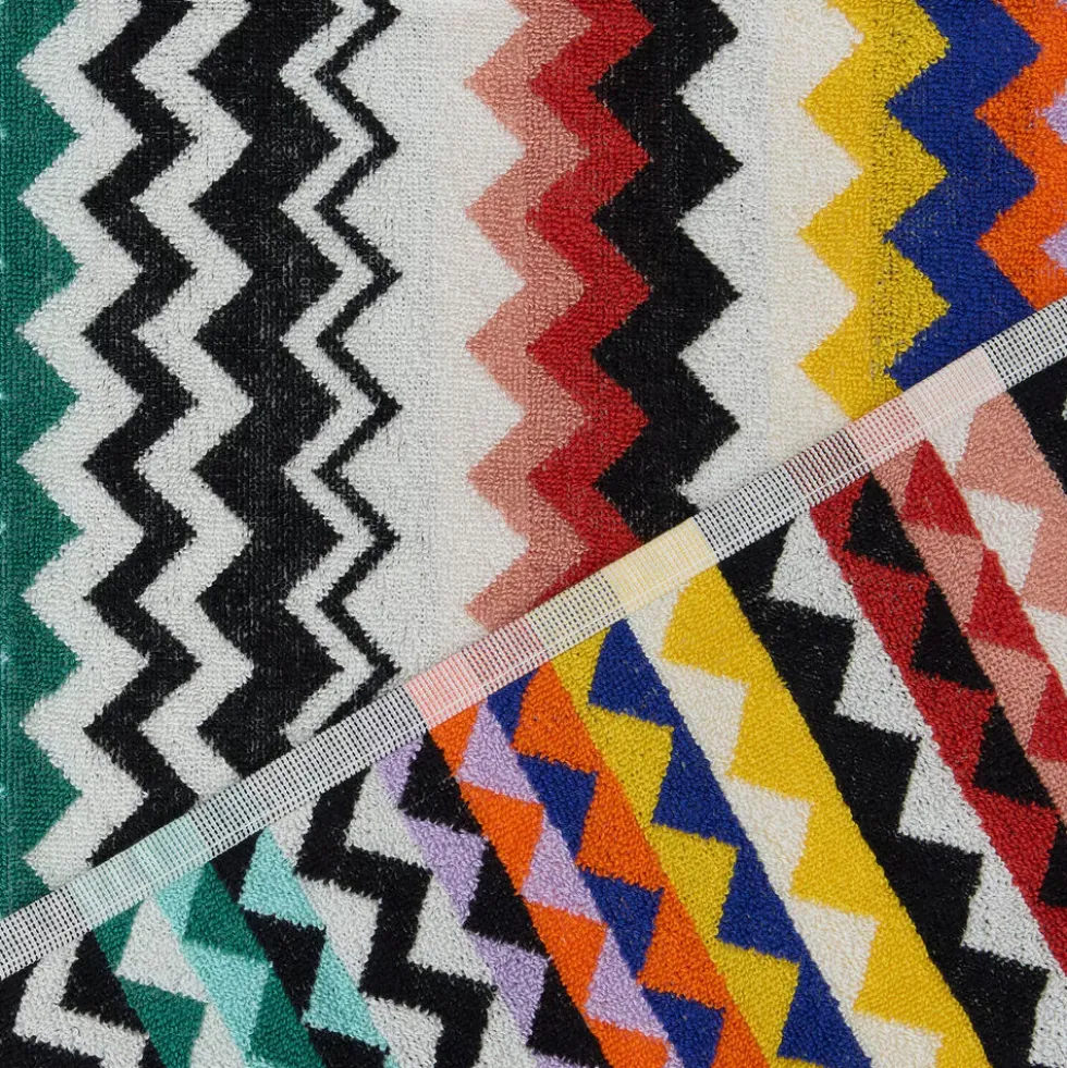 Missoni Home Set Asciugamani Viso e Ospite in Spugna BEST 100