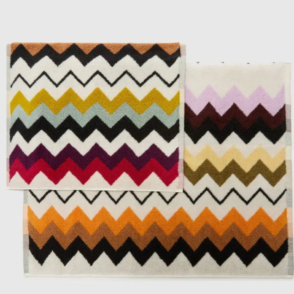 Missoni Home Set Asciugamani Viso e Ospite in Spugna MURRINA 100