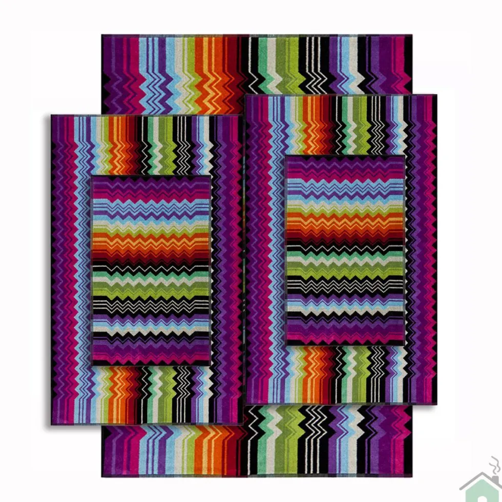 Missoni Home Set asciugamani - 1 Telo + 2 asciugamani + 2 ospiti GIACOMO T59