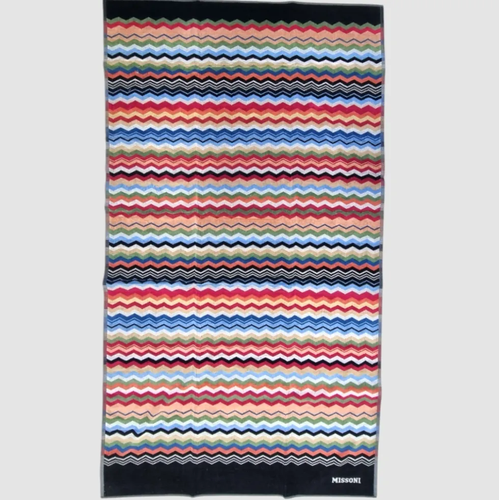 Missoni Home Telo bagno doccia 100x150 YANCY 157 Zig Zag Chevron