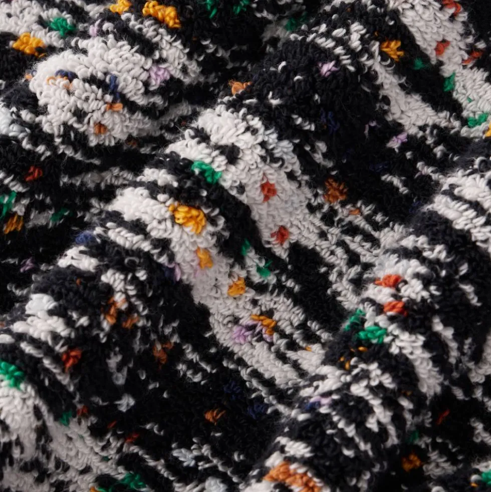 Missoni Home TWIST 160 telo bagno 100x160 cm nero melange