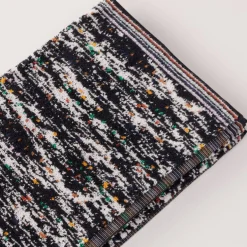 Missoni Home TWIST 160 telo bagno 100x160 cm nero melange