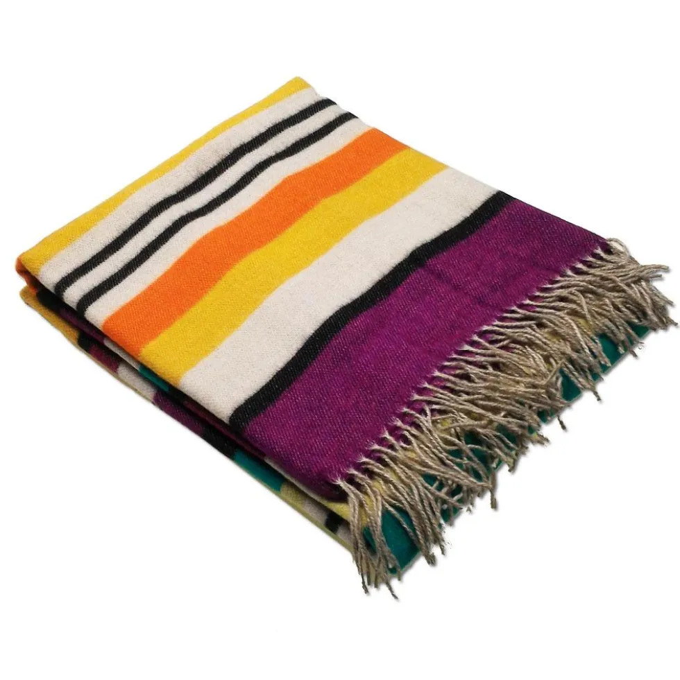Missoni Plaid HARPO NEW 159 130x190 cm con frange a righe
