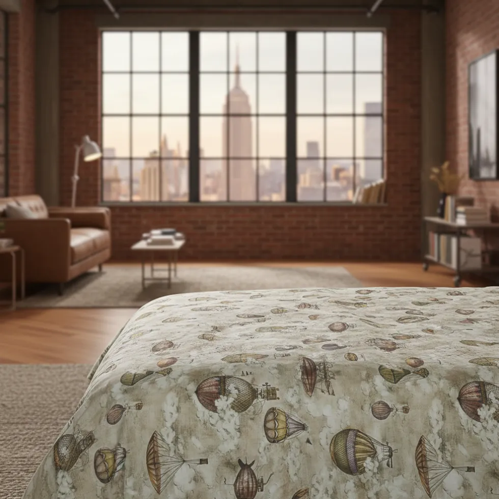 Parure copripiumino con federe MIRABELLO Zeppelin beige
