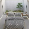 Parure Copripiumino singolo grigio a Pois: Crea la tua Oasi di Relax