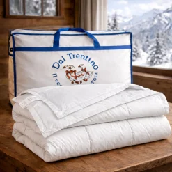 Piumino Piumone Piuma d'Oca 4 stagioni TIROL DUO Vera Piuma d'Oca 100% NUOVO