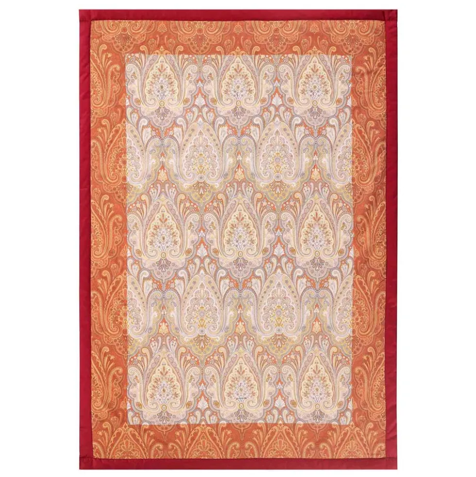 Plaid Bassetti Isolabella R1 - Eleganza Italiana nei Toni del Rosso