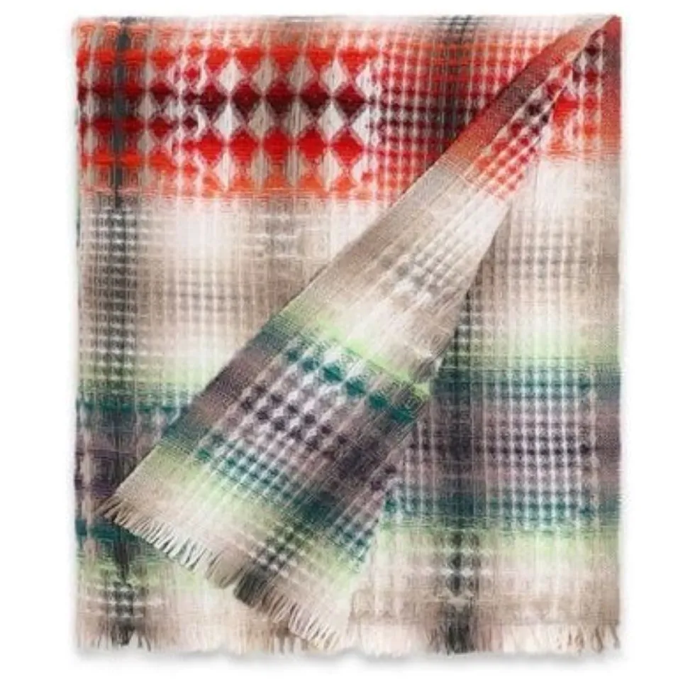 Plaid con frange MISSONI HOME 130 x 190 cm YANN 100