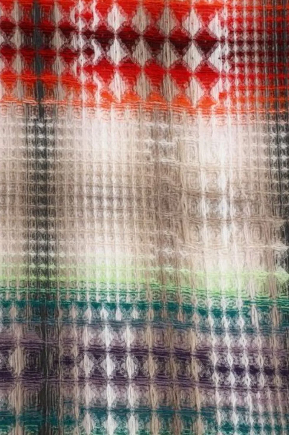 Plaid con frange MISSONI HOME 130 x 190 cm YANN 100