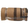 Plaid da divano Borbonese imbottito 140x180 cm Pegaso marrone