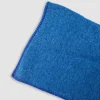 Plaid da divano in Lana Cotta 150 x 170 tinta unita bluette