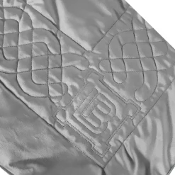 Plaid da divano in velluto 130x170 LAURA BIAGIOTTI ALOE grigio