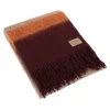Plaid da divano SOMMA Cosmo Bordeaux misto lana 130x180