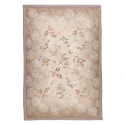 Plaid Esperidi 41 Bassetti 135x190 Eleganza floreale beige per la tua casa