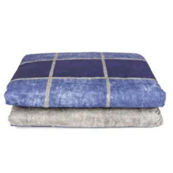 Plaid imbottito da divano CARRARA 130x180 cm Module blu