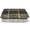 Plaid imbottito da divano CARRARA 130x180 cm Module brown