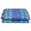 Plaid imbottito da divano CARRARA 130x180 cm Museum blu
