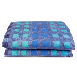 Plaid imbottito da divano CARRARA 130x180 cm Museum blu