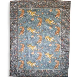 Plaid imbottito da divano in raso SOMMA LHASA 130x170 acqua
