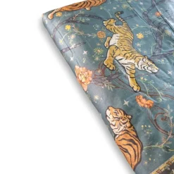Plaid imbottito da divano in raso SOMMA LHASA 130x170 acqua
