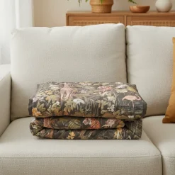 Plaid Imbottito GABEL 130x170 cm Avventura Marrone Esotico
