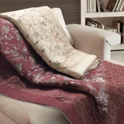 Plaid imbottito per divano GABEL 130x170 cm Nuvola bordeaux
