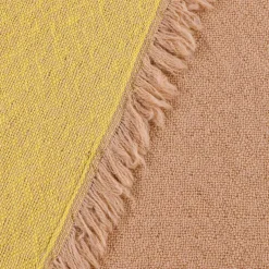 Plaid lana merino lavabile giallo 130x180 Lanerossi design per divano