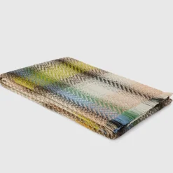 Plaid MISSONI HOME con frange 130x190 cm CHECK NEW 148