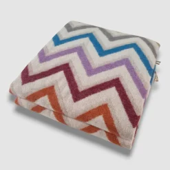 Plaid Missoni Home con frange 130x190 cm WATAMU 100 chevron