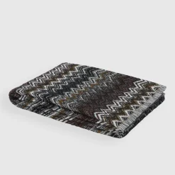 Plaid Missoni Home con frange 130x195 cm FOREST 160