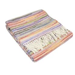 Plaid Missoni Home con frange 130x190 cm ABRAHAM 159