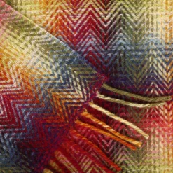 Plaid Missoni Home 130x190cm MONTGOMERY 156 misto lana multicolore