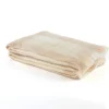 Plaid singolo coperta invernale Lana Vergine Mohair sabbia