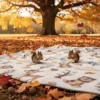 Plaid termico in lana compatta 150x170 cm Mongolfiere panna