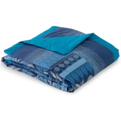 Plaid Varigotti B1 Bassetti: Eleganza in Blu per il tuo Divano