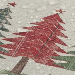 RANDI Tovaglia rettangolare Natalizia antimacchia Tartan Tree