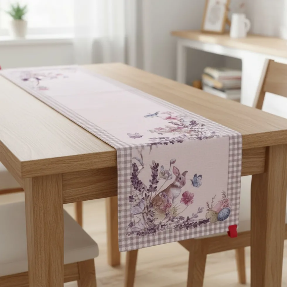 Runner Centrotavola Pasqua 40x100 Gobelin - Design Spring Rabbit