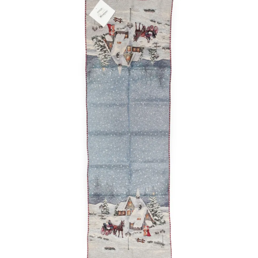 Runner da cucina Natalizio 47x140 Gobelin Notte tovaglia vis a vis