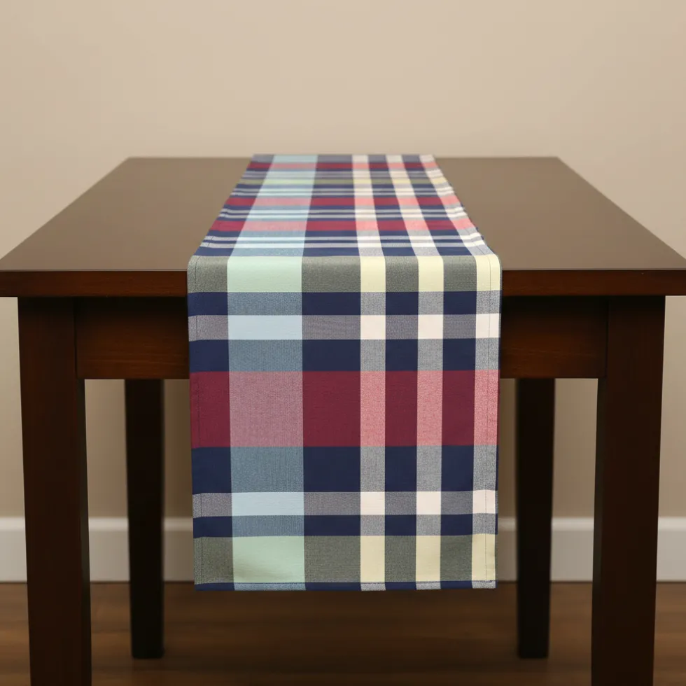 Runner da cucina 45x140 centro tavola COLIN tartan multicolor