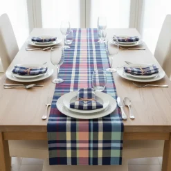 Runner da cucina 45x140 centro tavola COLIN tartan multicolor