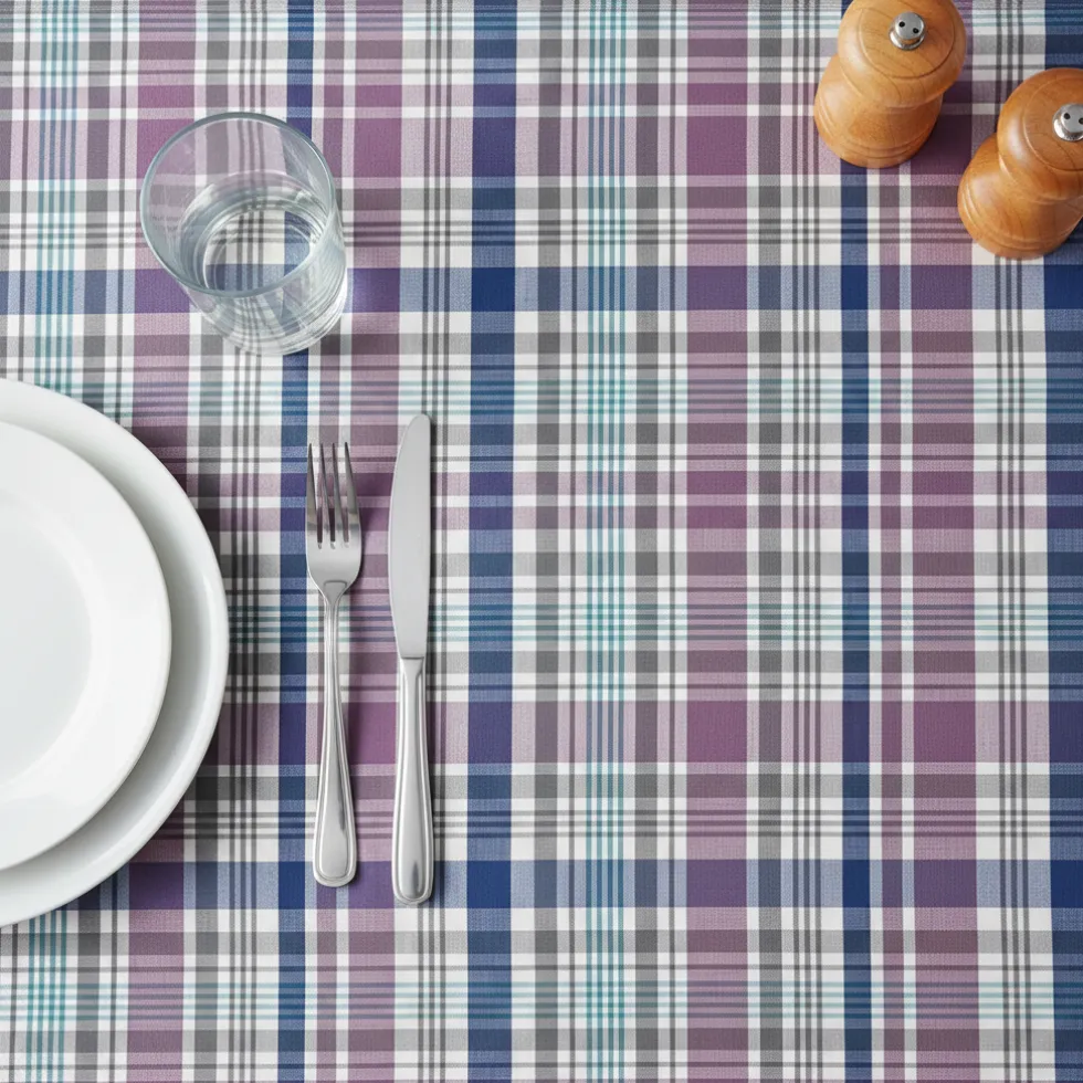 Runner da cucina 45x140 centro tavola EVAN tartan scozzese