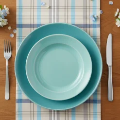 Runner da cucina 45x140 centro tavola STUART scozzese