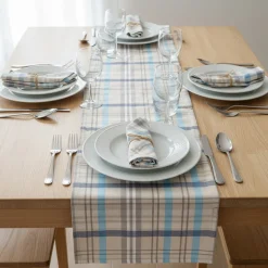 Runner da cucina 45x140 centro tavola STUART scozzese