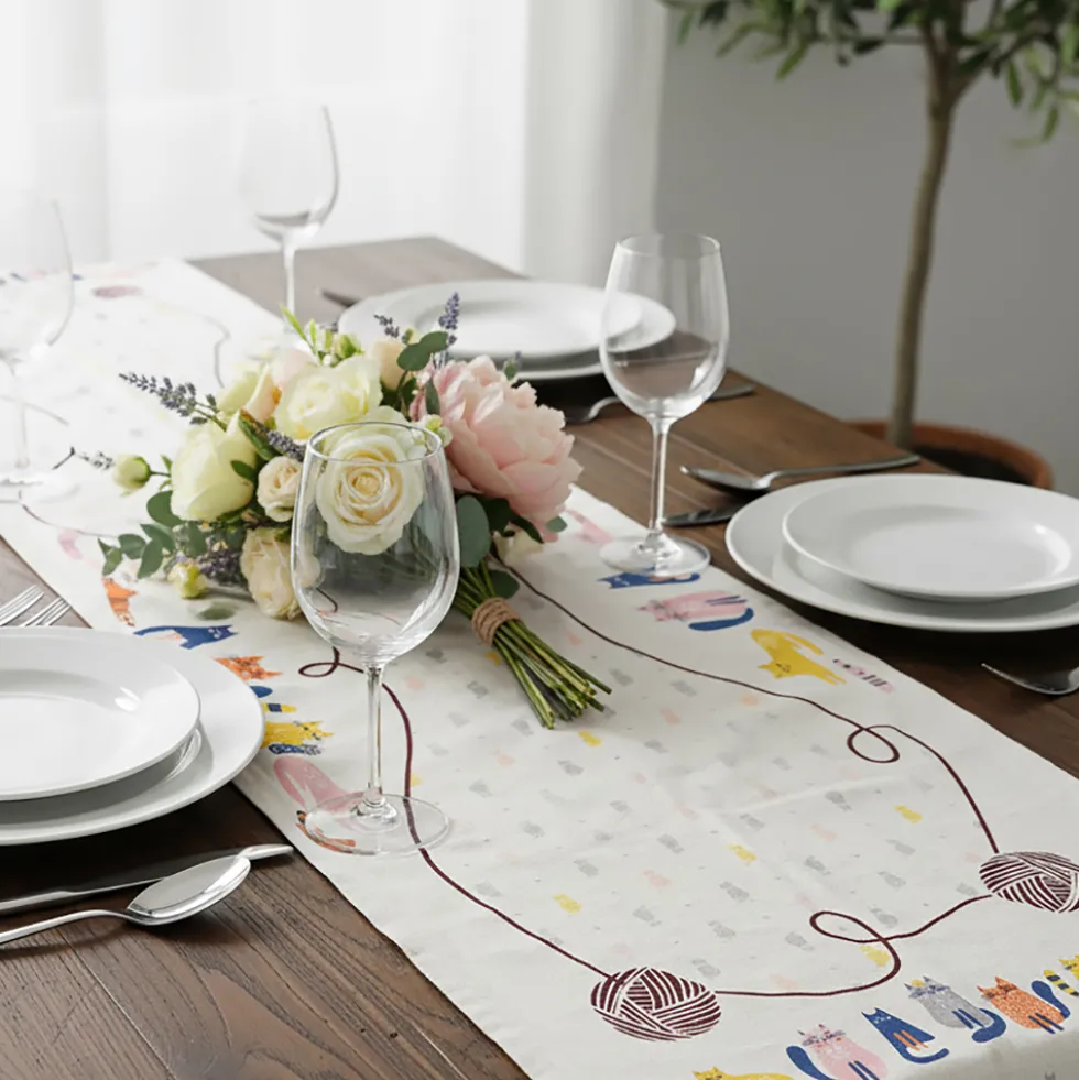 Runner da cucina 45x140 centro tavola SBAFFO gattoni