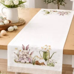 Runner fantasia Pasquale 45x150 cm LILLY Uova e coniglietti