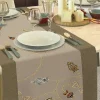 Runner in cotone 50x150 cm Borbonese Iconic Lucky da tavola