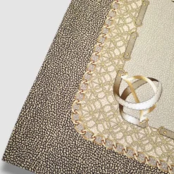 Runner in cotone 50x150 cm Borbonese Foulard marrone