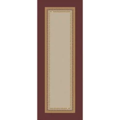 Runner in cotone 50x150 cm Borbonese POSH bordeaux