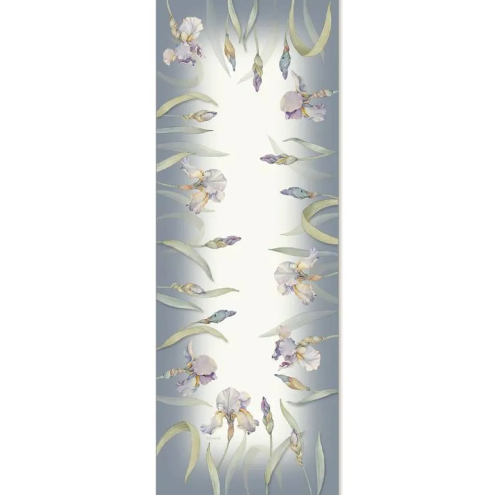 Runner in puro cotone 50x150 TESSITURA RANDI Lily floreale