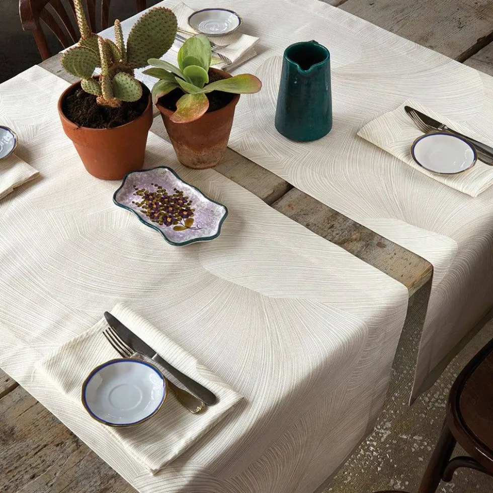 Runner in rasoda tavola 50x150 cm con 2 tovaglioli VALLESUSA Zante